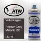 Preview: Volkswagen, Pepper Grey Metallic 2C, LD7R: 400ml Sprühdose, von ATW Autoteile West.